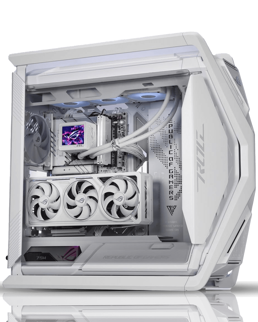 Gaming & Content Creation PC: Intel Core Ultra 9 285K, ASUS ROG RTX 5090 32GB GDDR7, 64GB DDR5 6400MHz, 4TB Gen5 SSD, 1600W Titanium ATX 3.1