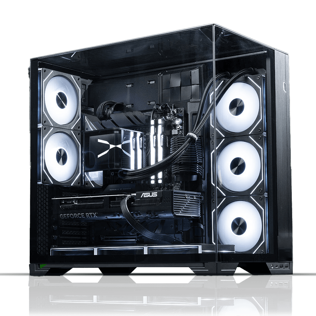 Gaming & Streaming Flagship PC: AMD Ryzen 9 9900X, ASUS PRIME RTX 5080 16GB, 32GB DDR5 6400MHz, Curved AMOLED AIO, 1000W