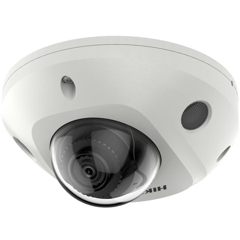 Hikvision DS-2CD2543G2-LIS2U  2.8MM 4 MP Acusense Smart Hybrid Light Fixed Mini Dome Network Camera, Smart Hybrid Light, Built-in arrayed-dual microphone, Up to 30 m