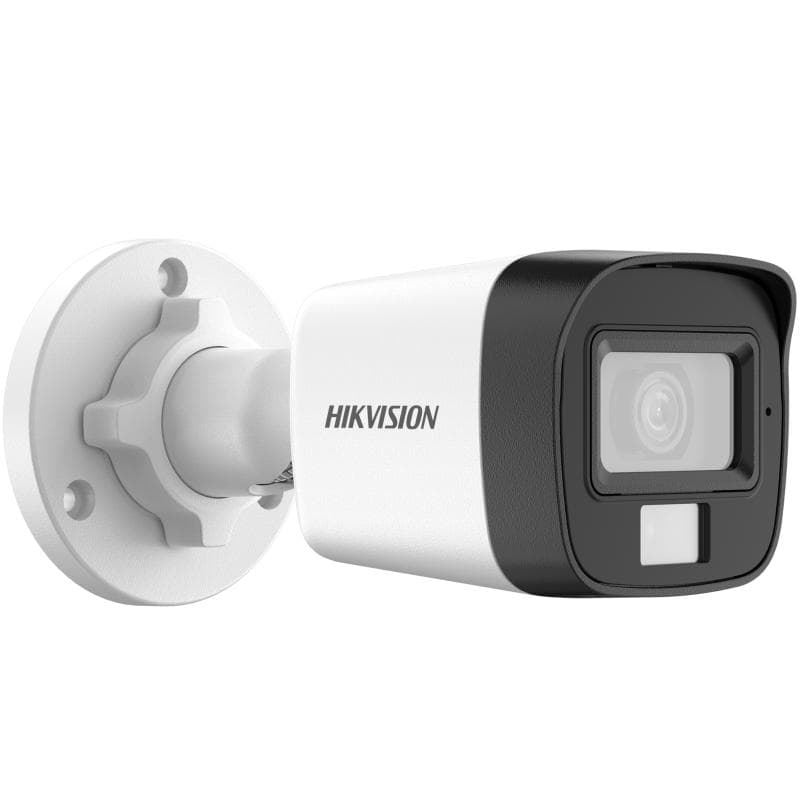 Hikvision DS-2CE16K0T-LPFS(2.8mm) 3K Smart Hybrid Light Audio Fixed Mini Bullet Camera, IR : Up to 25 m, Built-in Microphone