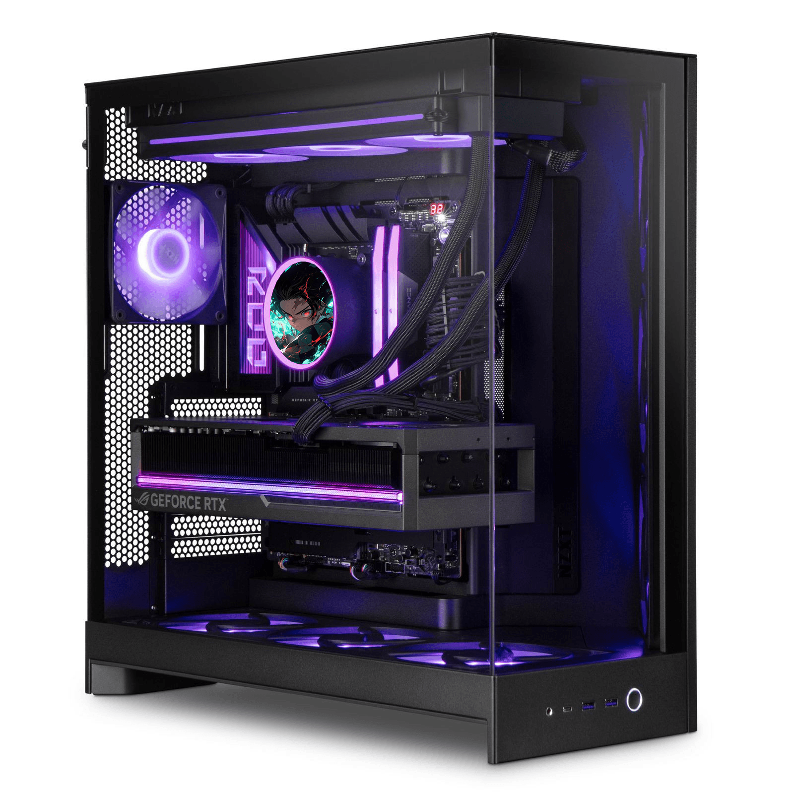 Gaming PC ROG Flagship Gaming & Content Creation PC: AMD Ryzen 9 9950X3D, ASUS ROG ASTRAL 5090 OC, 64GB DDR5 6000MT/s, 2TB Gen5 SSD, 1200W Platinum III