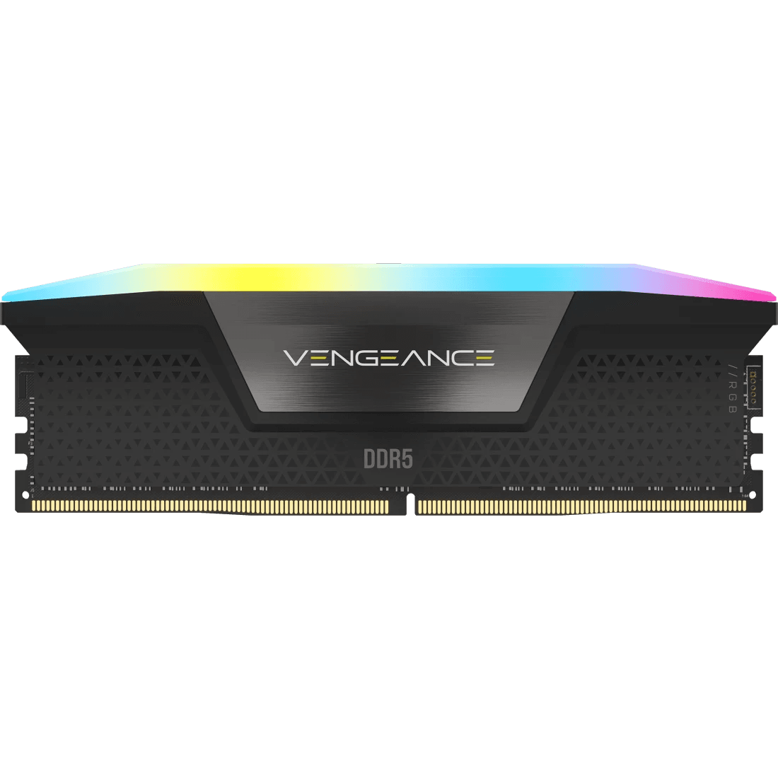 CORSAIR Vengeance RGB DDR5 RAM 32GB (1x32GB) 6000MHz CL38-44-44-96 1.35V AMD Expo Intel XMP 3.0 Desktop Computer Memory - Grey | CMH32GX5M1E6000Z38